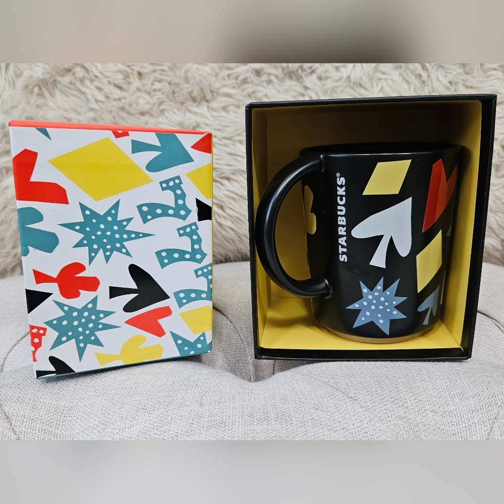 Starbucks-☕️🎰 Las Vegas "Lucky 777" black ceramic coffee mug. New In Box.